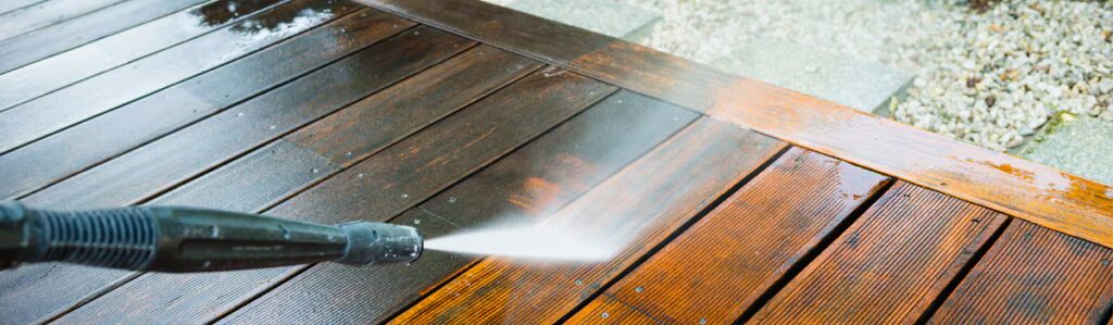 Deck pressure cleaning service in Sydney